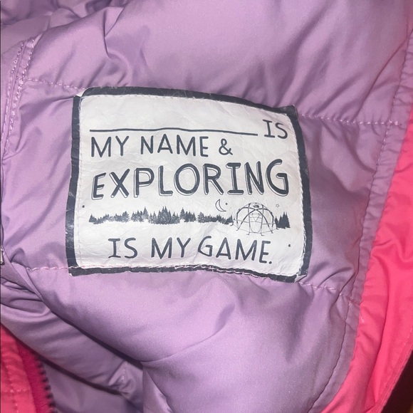The North Face Pink and Lavender Infant Snowsuit - Picture 9 of 9